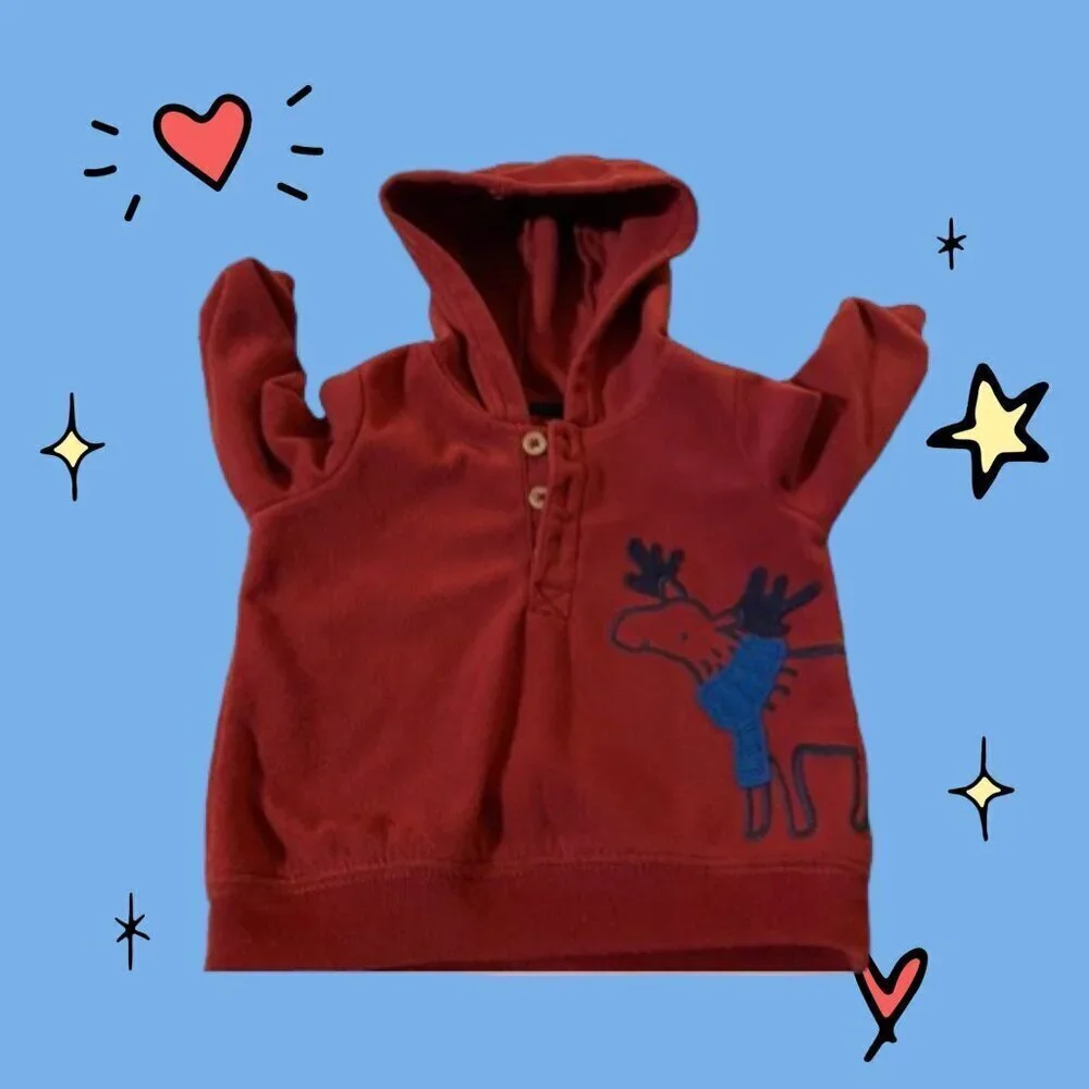 Carter’s Child of Mine Applique Hoodie Sweatshirt